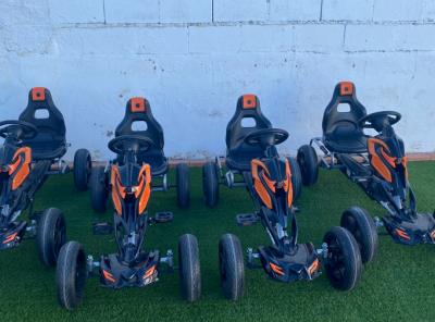 Karts a pedales en Mandala, empresa de animación en Cáceres